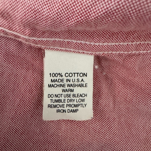 Gitman Bro’s “Sisters” Women’s button up, salmon/red color - Picture 2 of 4